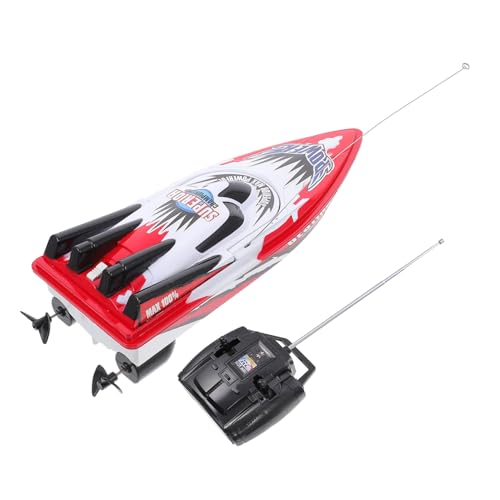 Abaodam Fernbedienung Wasserdichtes Schnellboot Schnelles Fernbedienungsboot Rc Boot Rc Segelboote Rc Fischerboot Fernbedienung Fischerboot Fernbedienung Yacht Mini Boot von Abaodam