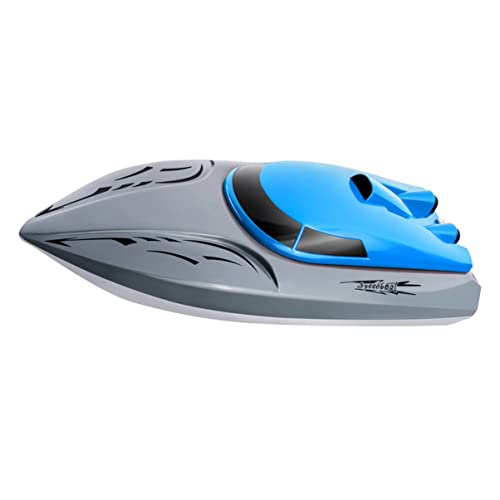 Abaodam Ferngesteuertes Boot Rc Boote Für Erwachsene Boot Für Seen Boot Für Pools Elektrisches Poolboot Rc Boote Für Boot Miniboot Schnelles Rc Boot Abs Blau von Abaodam