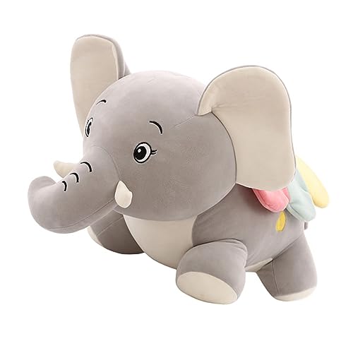 Abaodam Fliegender Elefant aus Plüsch für kinderspielzeug kinderknallzeug Toys for Boys Plüschelefantenspielzeug Spielzeugdekoration im Schlafzimmer PP Baumwolle Grey von Abaodam