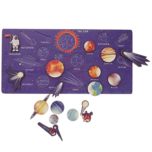 Abaodam Holz Puzzle Spielzeug Für Kinder Interaktives Lernspielzeug Kognitives Puzzlespielzeug Planeten Zuordnungsblöcke Frühpädagogisches Spielzeug 1-3 Abaodam Holz Puzzle Spielzeug Für Kinder Interaktives Lernspielzeug Kognitives Puzzlespielzeug Planeten Zuordnungsblöcke Frühpädagogisches Spielzeug 1-3 von Abaodam
