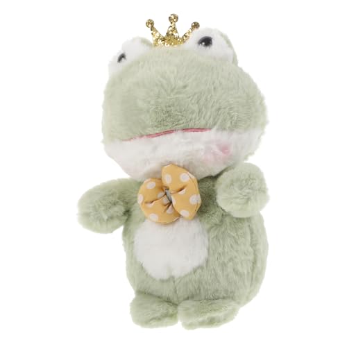 Abaodam Frosch Plüschtier Kuscheltier Frosch Plüschpuppe Spielzeug Frosch-Plüschtier Frosch stofftier Frosch Plüschspielzeug gefüllte Puppe entzückendes Plüschtier PP Baumwolle Green von Abaodam