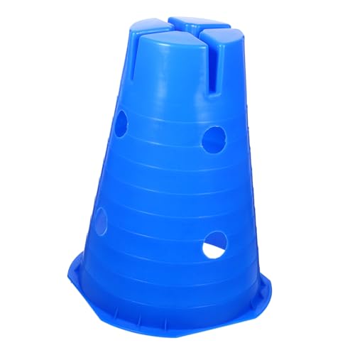 Abaodam Fußball Trainingsausrüstung Für Sporttraining Rollschuh Marker Fußball Trainingsgerät Für Fußball Übungstraining Maker Fußball Trainings Requisiten Pe Blau von Abaodam