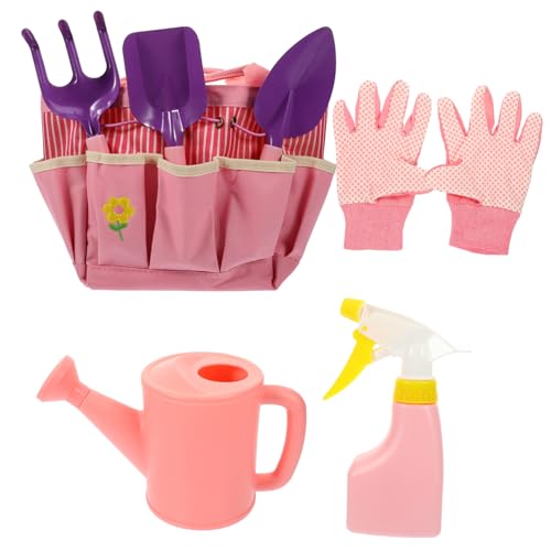 Abaodam Gartengeräte Set Mit Gießkanne Handschaufel Handrechen Und Handschuhen Buntes Gartenspielzeug Für Ideal Für Gartenarbeit Und Outdoor Aktivitäten Fördert Die Kreativität Und von Abaodam