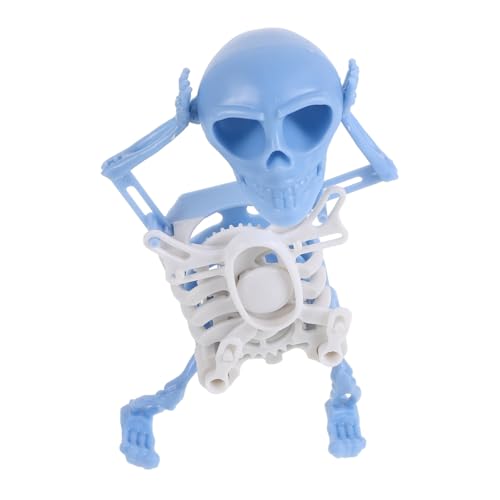 Abaodam Gedrucktes Mini Tanzendes Skelett Kunststoff Gummimaterial Realistische Details Schreibtisch Auto Dekoration Blau Abaodam Gedrucktes Mini Tanzendes Skelett Kunststoff Gummimaterial Realistische Details Schreibtisch Auto Dekoration Blau von Abaodam