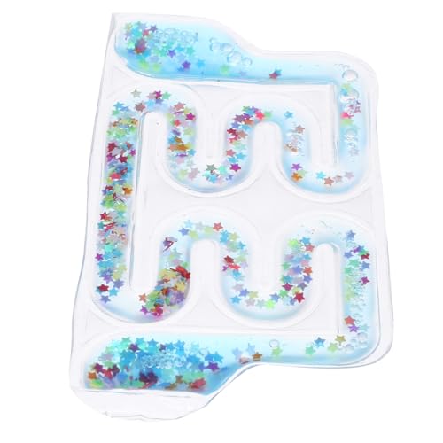 Abaodam Gel-rollspielzeug Labyrinth-Brett Labyrinth-puzzlespielzeug Für Kinder Kleinkind-Labyrinth-Spielzeug Dekompressionsspielzeug Puzzle-Labyrinth-Spielzeug Plastikspielzeug Blue PVC von Abaodam