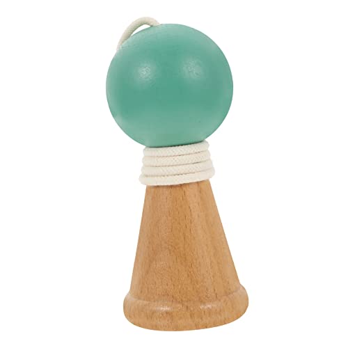 Abaodam Geschicklichkeitsball holzspielzeug hühner Einzelspielzeug Kendama Handfertigkeit Kendama- für Gelegenheitsspiel Green von Abaodam