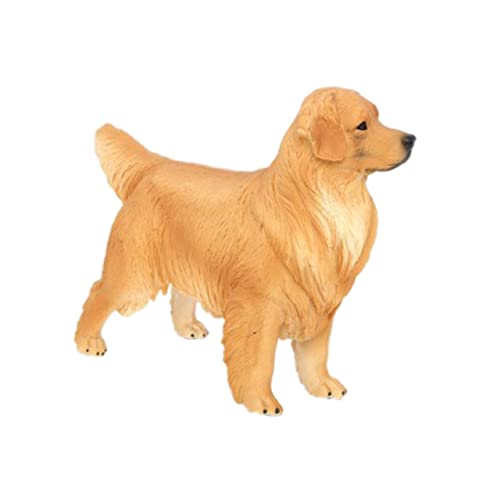 Abaodam Golden Retriever Ornament Welpe Kind Das Tier B Minispielzeug Kinderspielzeug Tiere Ornamente Für Goldendoodle Ornament Hundespielzeug Für Desktop Kunststoff von Abaodam