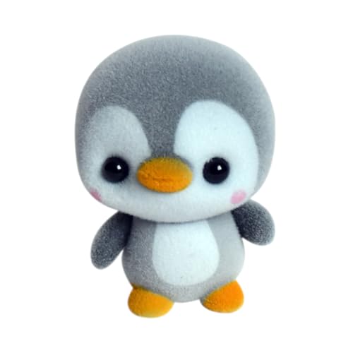 Abaodam Graue üsch Pinguin Puppe Flauschiges üschtier Dekoration Für Auto Und Zuhause Ideal Oder Weihnachtsdeko Hochwertiges Kunststoff Beflockungsmaterial von Abaodam