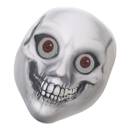 Abaodam Gruselige Halloween Maske mit Verstellbarem Band Unisex Horror Requisite für Party Cosplay und Maskerade Schauriges Totenkopf-design für Erwachsene Festivaldekoration Abaodam Gruselige Halloween Maske mit Verstellbarem Band Unisex Horror Requisite für Party Cosplay und Maskerade Schauriges Totenkopf-design für Erwachsene Festivaldekoration von Abaodam