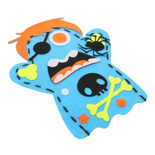 Abaodam Halloween Costume Halloween Kleidung Fun Toy Halloween Kostuem Halloween Goodies Marionette Dinosaurier Halloween-Handpuppenspielzeug Handpuppe selber Machen Nicht gewebt Sky-Blue von Abaodam