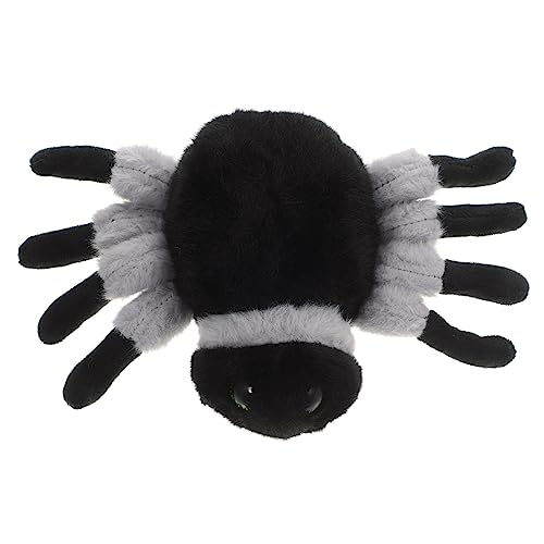 Abaodam üsch Spinnenpuppe Kuscheltier Halloween Deko Realistische Schwarze Spinne Weiches Stofftier Für Halloween Dekoration Und Ideal Für Und Partys von Abaodam