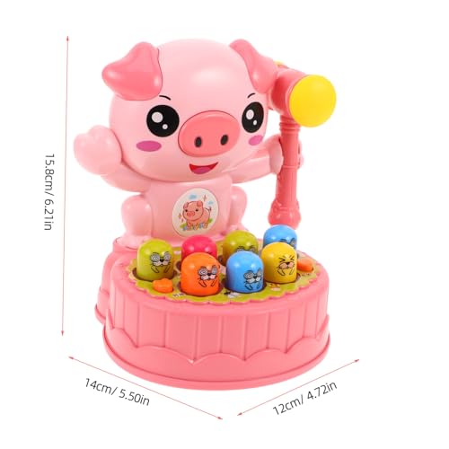 Abaodam Hammerschlagspiel mit Bunten Tierfiguren Interaktives Lernspielzeug Hand-Auge-koordination Motorischen Fähigkeiten und Muskelkraft für Jungen und Mädchen Abaodam Hammerschlagspiel mit Bunten Tierfiguren Interaktives Lernspielzeug Hand-Auge-koordination Motorischen Fähigkeiten und Muskelkraft für Jungen und Mädchen von Abaodam