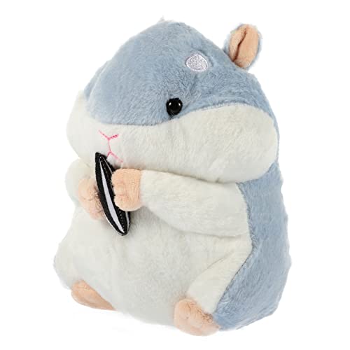 Abaodam Hamster Plüschtier Babypuppe Mädchen Mädchen Hamster Plüschtier Ausgestopfter Hamster Puppe Hamster Kuscheltier Hamster Himmelblau Pp Baumwolle von Abaodam