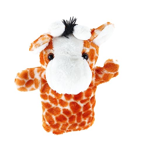 Abaodam Handgefertigte üsch Giraffe Handpuppe Für Kawaii Cartoon Tier Handpuppe Ideal Zum Geschichtenerzählen Und Perfektes Für Babys Und Kleinkinder von Abaodam