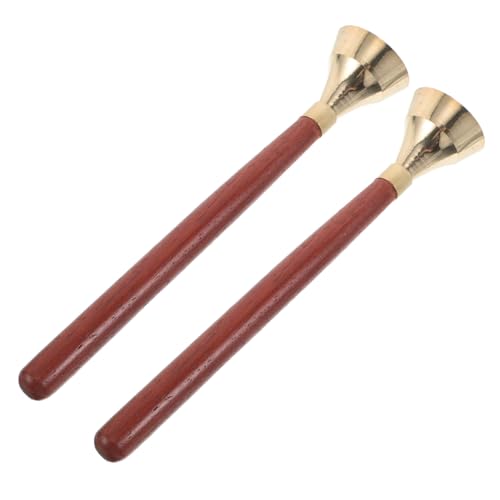 Abaodam Handglocken aus Holz mit Griff Orff Percussion Instrument für Musikunterricht Vorschule und Frühe Musikalische Fördert Motorik und Rhythmusgefühl Abaodam Handglocken aus Holz mit Griff Orff Percussion Instrument für Musikunterricht Vorschule und Frühe Musikalische Fördert Motorik und Rhythmusgefühl von Abaodam