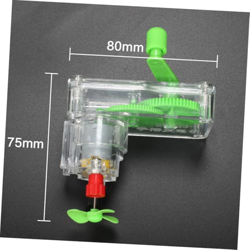 Abaodam Handkurbel stromgenerator DIY Elektrischer Generator Physik Experiment Lernspielzeug für Schüler Ab Grundschule Energiewandlung Mechanisch zu Elektrisch Sicher Stabil Abaodam Handkurbel stromgenerator DIY Elektrischer Generator Physik Experiment Lernspielzeug für Schüler Ab Grundschule Energiewandlung Mechanisch zu Elektrisch Sicher Stabil von Abaodam