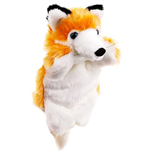 Abaodam Handpuppe Hand Puppet handspielpuppen bidoof Plush plüschtier Kreatives Geschichte Bausatz Finger Mund lustig für Kleinkinder Plüschpuppe Puppenspielzeug Orange von Abaodam