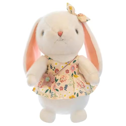 Abaodam Hasenpuppe plüschhasen für Hasen Kuscheltier für Hasen Bunny Plush tierische Plüschpuppen ausgestopft Stofftier für Kuschelhasen für Mädchen PP Baumwolle von Abaodam