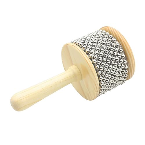 Abaodam Holz Cabasa Hand Shaker Percussion Instrument für Vorschulkinder Leicht Drehbare Perlen Musikbegleitung Lernspielzeug für Junge Mädchen Ab Jahren Abaodam Holz Cabasa Hand Shaker Percussion Instrument für Vorschulkinder Leicht Drehbare Perlen Musikbegleitung Lernspielzeug für Junge Mädchen Ab Jahren von Abaodam