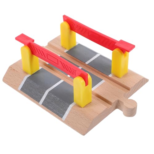 Abaodam Holz Eisenbahn Gleis Zubehör Railing Absperrung Modell DIY Bahnspielzeug Bahnübergang Absperrung für Holzbahn Zubehör Spielszene Abaodam Holz Eisenbahn Gleis Zubehör Railing Absperrung Modell DIY Bahnspielzeug Bahnübergang Absperrung für Holzbahn Zubehör Spielszene von Abaodam