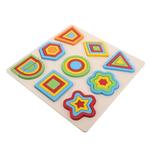 Abaodam Holz Geometrisches Sortierpuzzle aus Sicherem Material Montessori Lernspielzeug für Kleinkinder Kognitiver Fähigkeiten Teamspiel Vorschule Motorikentwicklung Abaodam Holz Geometrisches Sortierpuzzle aus Sicherem Material Montessori Lernspielzeug für Kleinkinder Kognitiver Fähigkeiten Teamspiel Vorschule Motorikentwicklung von Abaodam