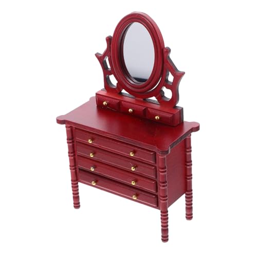 Abaodam Holz Kommode mit Spiegel und Vintage Puppen Schlafzimmer Accessoire für Wohnzimmer und Schlafzimmer Szenen Abaodam Holz Kommode mit Spiegel und Vintage Puppen Schlafzimmer Accessoire für Wohnzimmer und Schlafzimmer Szenen von Abaodam