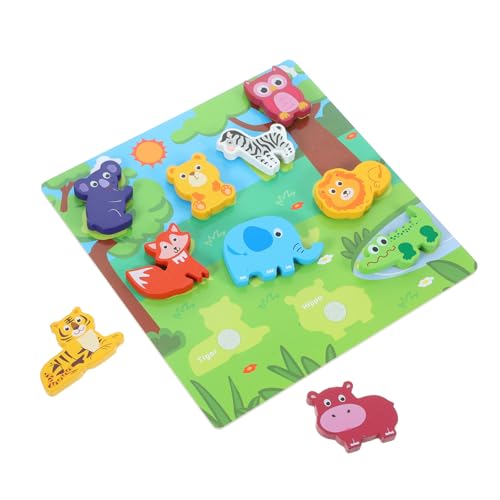 Abaodam Holz Puzzleset für Kleinkinder Jahre Pädagogisches Lernspielzeug aus Langlebigem Glattem Holz Formpuzzle für Vorschule Fördert Farb und Formerkennung Eltern Junge Mädchen Abaodam Holz Puzzleset für Kleinkinder Jahre Pädagogisches Lernspielzeug aus Langlebigem Glattem Holz Formpuzzle für Vorschule Fördert Farb und Formerkennung Eltern Junge Mädchen von Abaodam