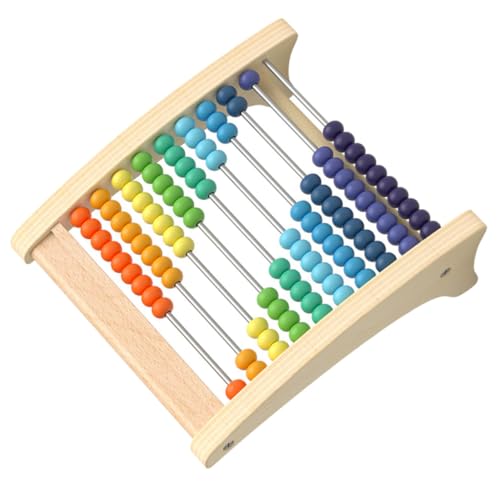Abaodam Holz Rechenrahmen Lernspielzeug Buntes für Montessori Mathe Rechenhilfe Addition Subtraktion Handliches Lernspiel und Zahlenverständnis Abaodam Holz Rechenrahmen Lernspielzeug Buntes für Montessori Mathe Rechenhilfe Addition Subtraktion Handliches Lernspiel und Zahlenverständnis von Abaodam