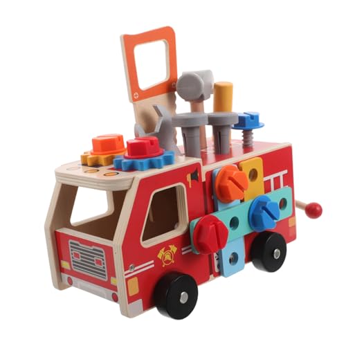 Abaodam Holz-konstruktionsauto-Set Mit Schraubenspielzeug Für Kleinkinder Werkzeugset Aus Echtem Holz Montessori-lernspielzeug Für Feinmotorik-entwicklung Abaodam Holz-konstruktionsauto-Set Mit Schraubenspielzeug Für Kleinkinder Werkzeugset Aus Echtem Holz Montessori-lernspielzeug Für Feinmotorik-entwicklung von Abaodam