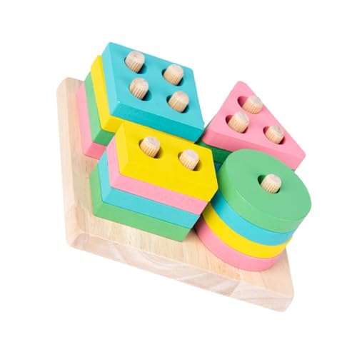 Abaodam Holzbausteine Geometrische Formen Pädagogisches Lernspielzeug für Frühförderung Intelligenzfördernd Hand Auge koordination Fördern Farbige Langlebige Zufällige Zufällige Farbe Abaodam Holzbausteine Geometrische Formen Pädagogisches Lernspielzeug für Frühförderung Intelligenzfördernd Hand Auge koordination Fördern Farbige Langlebige Zufällige Zufällige Farbe von Abaodam