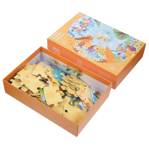 Abaodam Holzpuzzle Bunter Cartoon Waldtiere Lernspielzeug Rundes Holz Lernpuzzle Motorische Fähigkeiten Ab Jahren Abaodam Holzpuzzle Bunter Cartoon Waldtiere Lernspielzeug Rundes Holz Lernpuzzle Motorische Fähigkeiten Ab Jahren von Abaodam