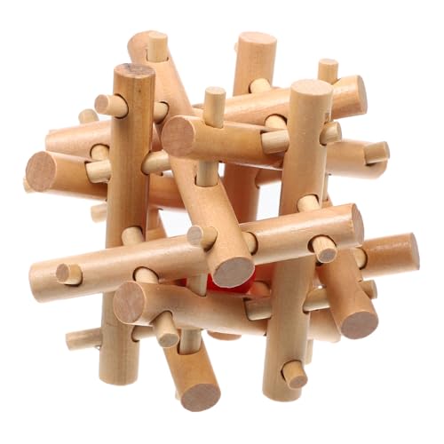 Abaodam Holzpuzzle mit Kugel im Inneren Edukatives Denkspiel für Fördert Kognitive Entwicklung Handliche Holzbauweise Spielerisches Lernen für Zuhause und Familie Abaodam Holzpuzzle mit Kugel im Inneren Edukatives Denkspiel für Fördert Kognitive Entwicklung Handliche Holzbauweise Spielerisches Lernen für Zuhause und Familie von Abaodam