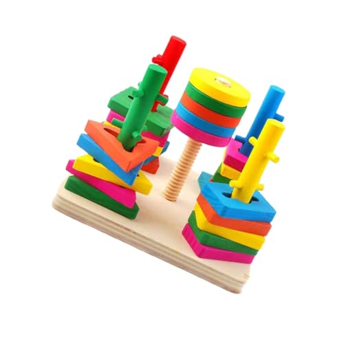 Abaodam Holzspielzeug Geometrische Formen Teilig Pädagogisches Farb und Formerkennungsspielzeug für Montessori Lernspielzeug Feinmotorik und Kognitiven Entwicklung Abaodam Holzspielzeug Geometrische Formen Teilig Pädagogisches Farb und Formerkennungsspielzeug für Montessori Lernspielzeug Feinmotorik und Kognitiven Entwicklung von Abaodam