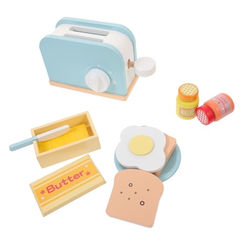 Abaodam Holzspielzeug Toaster Kinderküche Lernspielzeug aus Naturholz Robustes Rollenspiel Küchengerät für Jungen und Mädchen Pädagogisches Kreativität und Motorik Abaodam Holzspielzeug Toaster Kinderküche Lernspielzeug aus Naturholz Robustes Rollenspiel Küchengerät für Jungen und Mädchen Pädagogisches Kreativität und Motorik von Abaodam
