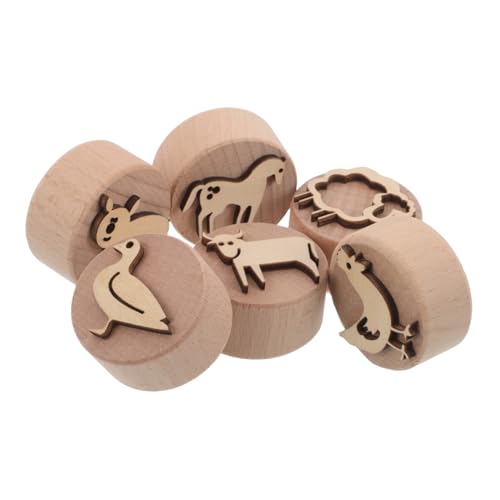Abaodam Holzstempel Tiere Motiv Clay Stamps Kreatives Vorschul Bastelset für Feinmotorik Lernen und Sicheres Holzspielzeug für Kleinkinder und Vorschulkinder Abaodam Holzstempel Tiere Motiv Clay Stamps Kreatives Vorschul Bastelset für Feinmotorik Lernen und Sicheres Holzspielzeug für Kleinkinder und Vorschulkinder von Abaodam
