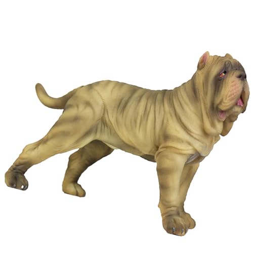 Abaodam Hundeschmuck tierfiguren für kinderzimmerdeko Toys for wohnraumdeko Dog Toys Indoor-Tiermodell Hundemodell aus Kunststoff Hundestatue aus Kunststoff Plastik Brown von Abaodam