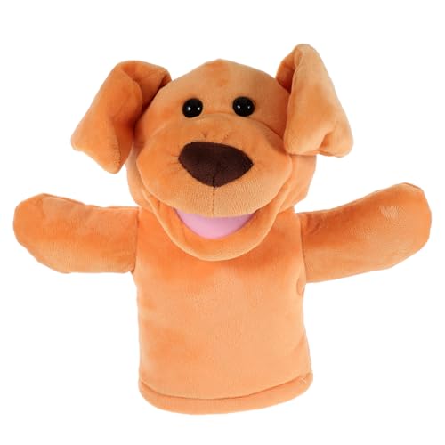 Abaodam Interaktive Cartoon Hunde Handpuppe Aus Weichem üsch Geschmeidige Geschichtenerzählpuppe Für Und Erwachsene Ideal Für Kreative Spielstunden Und Puppentheater von Abaodam