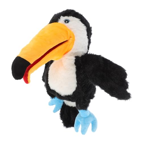 Abaodam Ppapagei Vogel Spielzeug Interaktives Handpuppen Üsch Vogel Handpuppe Für Cartoon Vogel Modell Für Kreatives Geschichtenerzählen Und Fantasievolles Vogeldusche Wellensittich von Abaodam