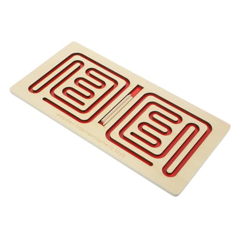 Abaodam Interhemisphärisches Holzspielzeug für Einzigartiges Hand Auge koordinationstraining Fördert Konzentration und Problemlösung Farbenfrohes Lernspielzeug für Frühe Geistige Abaodam Interhemisphärisches Holzspielzeug für Einzigartiges Hand Auge koordinationstraining Fördert Konzentration und Problemlösung Farbenfrohes Lernspielzeug für Frühe Geistige von Abaodam