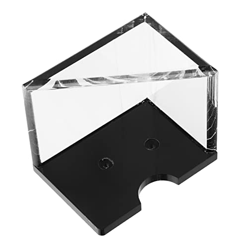 Abaodam Karten Halterung Kasten Schürhaken-Rack-abfallbox Poker-Spender Spieldeckhalter Für Pokerkarten Cajas para Guardar Juguetes Kartenhalter Behälter Für Pokerkarten Kartenschuh Acryl Acrylbox von Abaodam