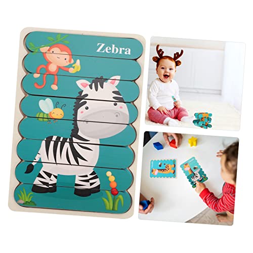 Abaodam Kinderpuzzle aus Holz Montessori Stick Puzzle Toy mit Tierformen Beidseitig Bedruckte Lernblöcke für Hand Auge Koordination und Logisches Geeignet für Vorschulkinder Abaodam Kinderpuzzle aus Holz Montessori Stick Puzzle Toy mit Tierformen Beidseitig Bedruckte Lernblöcke für Hand Auge Koordination und Logisches Geeignet für Vorschulkinder von Abaodam