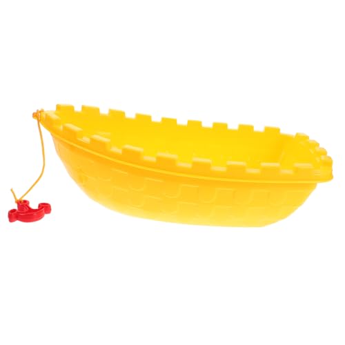 Abaodam Kinderspielzeugboot Badespielzeugboote Spielzeugbecken Für Boote Spielzeug-badewanne Für Boote Poolboot Badebootspielzeug Für Kleinkinder Dekor Für Aquarienboote Yellow Plastik von Abaodam