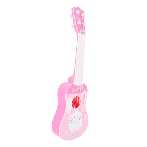 Abaodam Kinderspielzeuggitarre Kindergitarrenspielzeug Ukulele Für Kinderspielzeug Ukulele Musikspielzeug Hasenspielzeug Für Simulation Musikinstrument Ukulele Bauchmuskeln von Abaodam