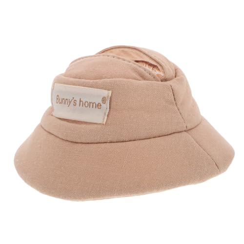 Abaodam Kleberpuppenhut kreatives Puppenmütze Mini-Miniatur-Hut Mini-Hüte dekorative Miniaturhüte Puppenkostüm süße Puppenmütze zarte kleine Hüte Polyester Khaki von Abaodam