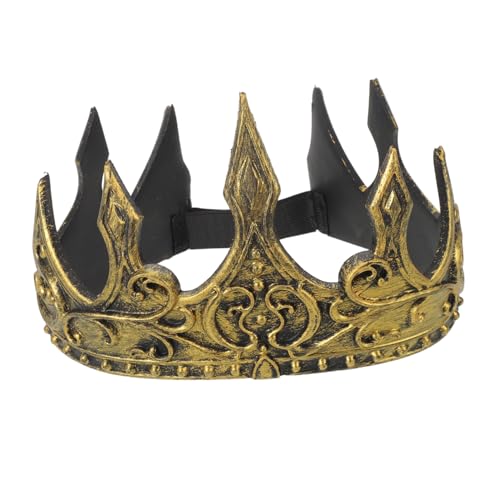 Abaodam Königskrone Kostüm Zubehör Weiche Langlebige Krone für Halloween Geburtstagsfeier Festliche Kopfbedeckung für Jungen und Mädchen Abaodam Königskrone Kostüm Zubehör Weiche Langlebige Krone für Halloween Geburtstagsfeier Festliche Kopfbedeckung für Jungen und Mädchen von Abaodam