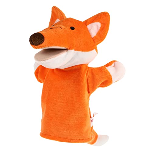 Abaodam Krähe Handpuppe interaktives Puppen Hand Puppet Fingerpuppe Lustiges Toy Affenpuppe Schaf-Ornament Tierkopf Fingerspielzeug Kinderspielzeug Plüsch Orange von Abaodam