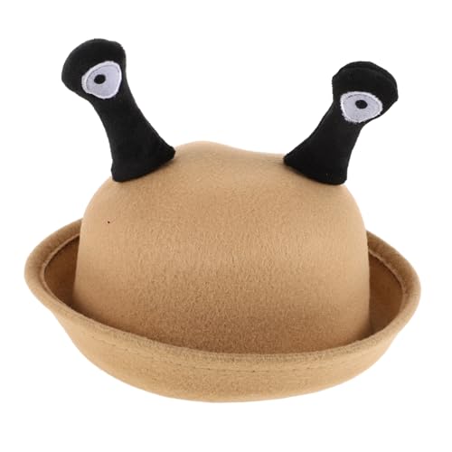 Abaodam Kreative Mütze mit Schneckenaugen Leichte Kleine Runde Kappe in Hellbraun Originelle Casual Wear für Jungen und Mädchen Kopfbedeckung für Herbst und Winter Abaodam Kreative Mütze mit Schneckenaugen Leichte Kleine Runde Kappe in Hellbraun Originelle Casual Wear für Jungen und Mädchen Kopfbedeckung für Herbst und Winter von Abaodam