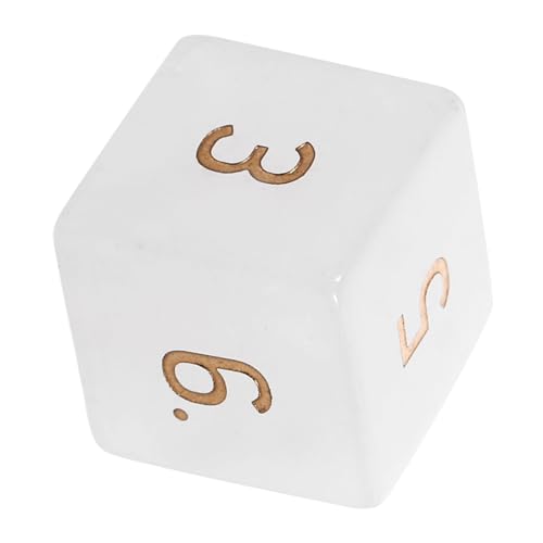 Abaodam Kristallwürfel Weiß Wiederverwendbar als Brettspiel Accessoire für Party und Mathe Spiele Tragbar und Leicht für Spielrunden und Szenendekoration Abaodam Kristallwürfel Weiß Wiederverwendbar als Brettspiel Accessoire für Party und Mathe Spiele Tragbar und Leicht für Spielrunden und Szenendekoration von Abaodam