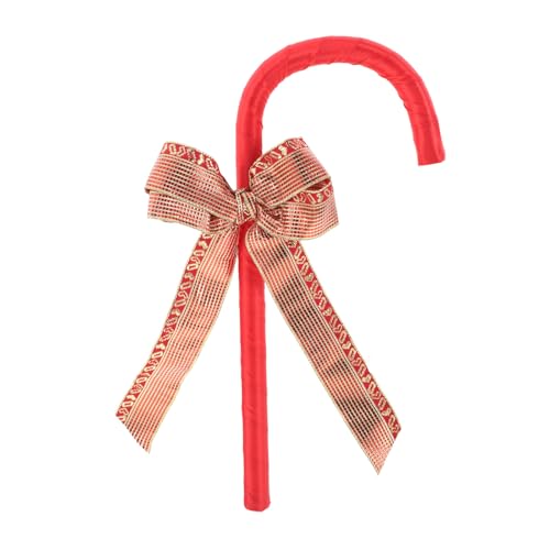 Abaodam Kunststoff-Bowknot-Stick Große Zuckerstangen-Requisite Anzieh-Cane-Cane-Requisite Für Cosplay Cosplay-Cane-Prop Weihnachts-Cane von Abaodam