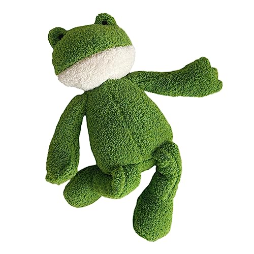 Abaodam Kuscheliger Waschbarer üschfrosch Weiches Strapazierfähiges Für Lustige Cartoon Froschfigur Als Dekoration Für Sofa Und Kinderzimmer Perfektes Für Kleine von Abaodam